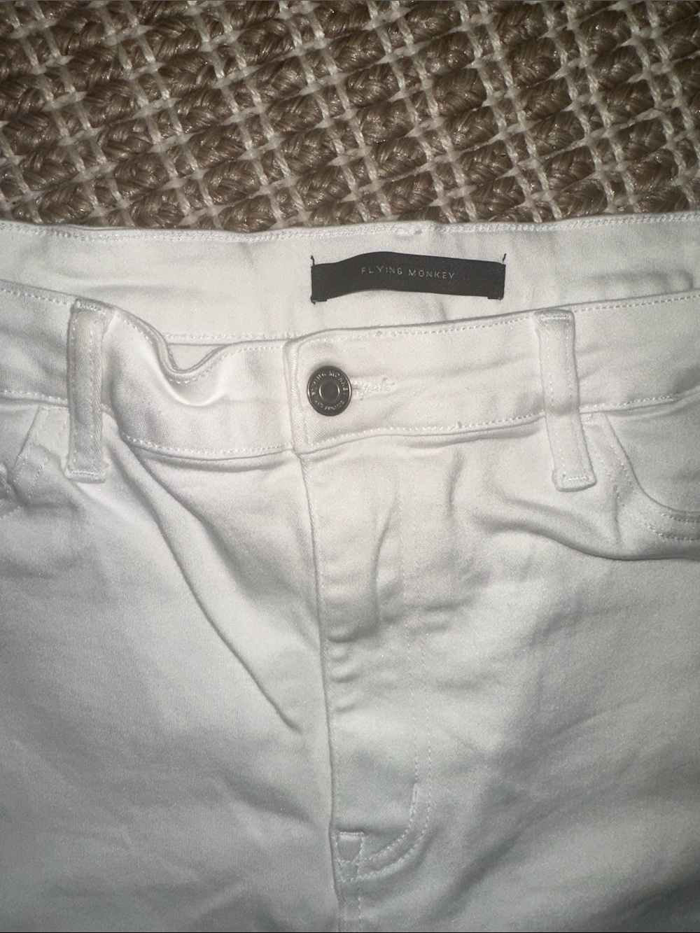 Flying Monkey White High-Rise Boot Jeans - Picture 2 of 5